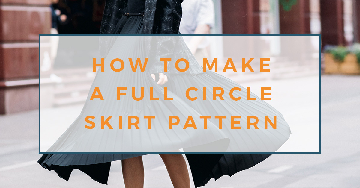 Women's Luna Circle Skirt PDF sewing pattern - 5 out of 4 Patterns