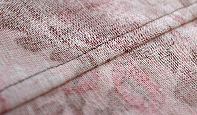 Flat Felled Seam - sewing tutorial for sewing beginners