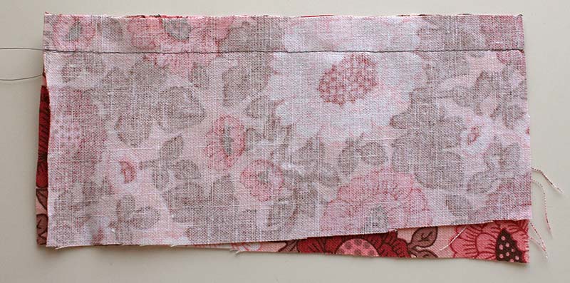 Run and fell seam - sewing tutorial for sewing beginners