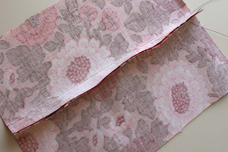Run and fell sewing tutorial