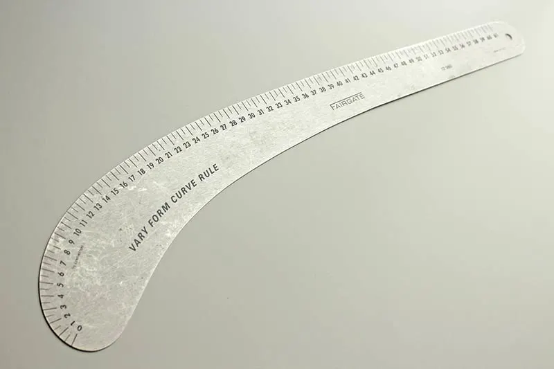 L Square, French Curve, Vary Form, Curve Stick, Fashion Design Rulers Pack