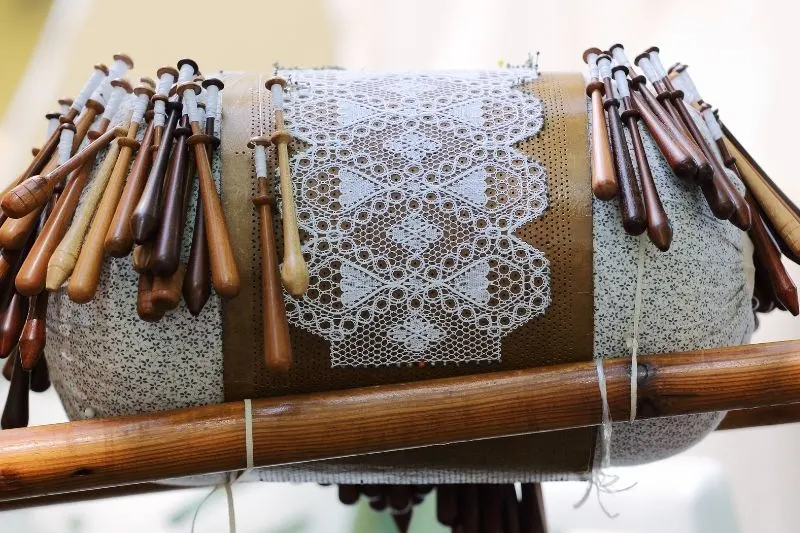 Torchon is a different type of lace