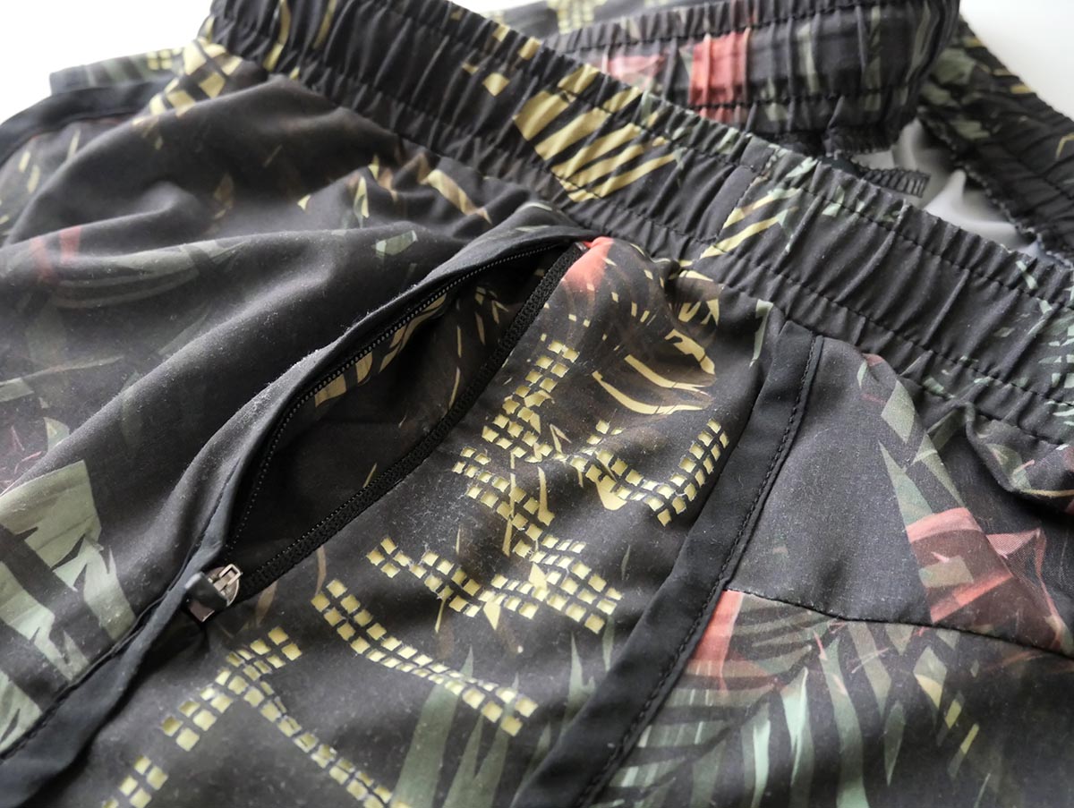 Be aware of the details you do like - in this pair of sports shorts I love the side panel details which hides small zippered pockets - and how you will trace them to create the perfect cloned pattern.