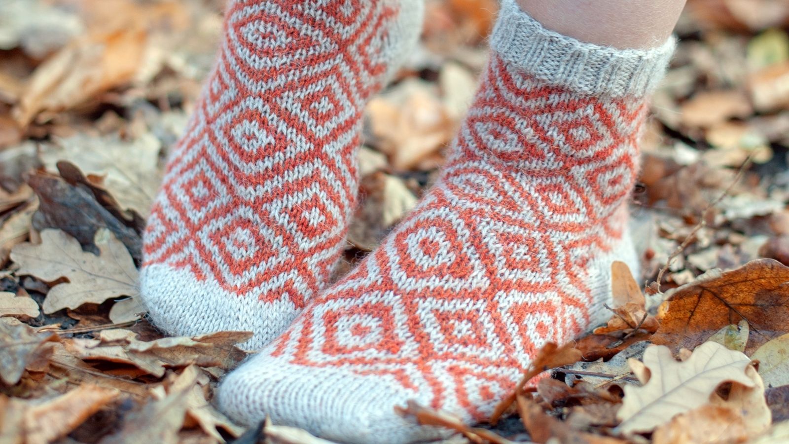 Hand knitted socks