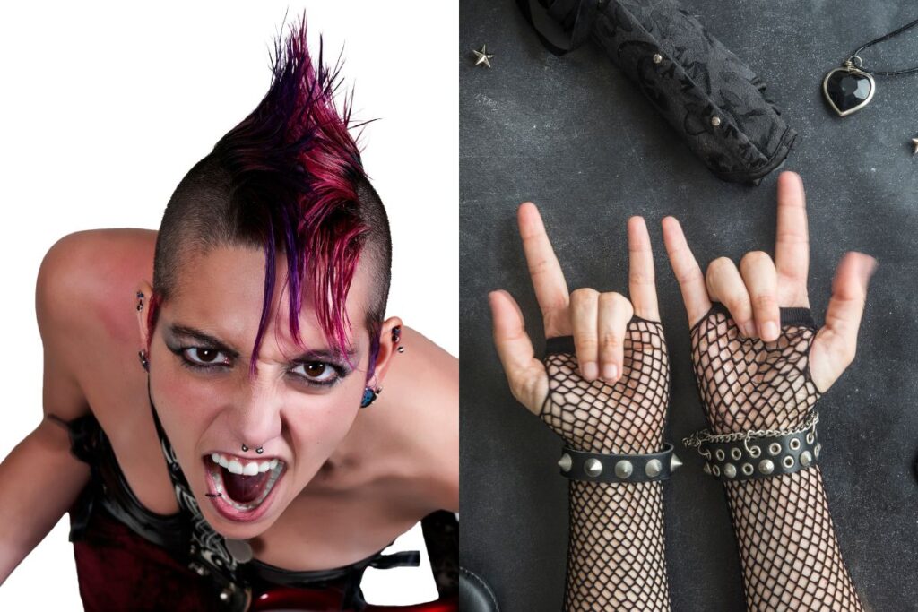 Goth punk style