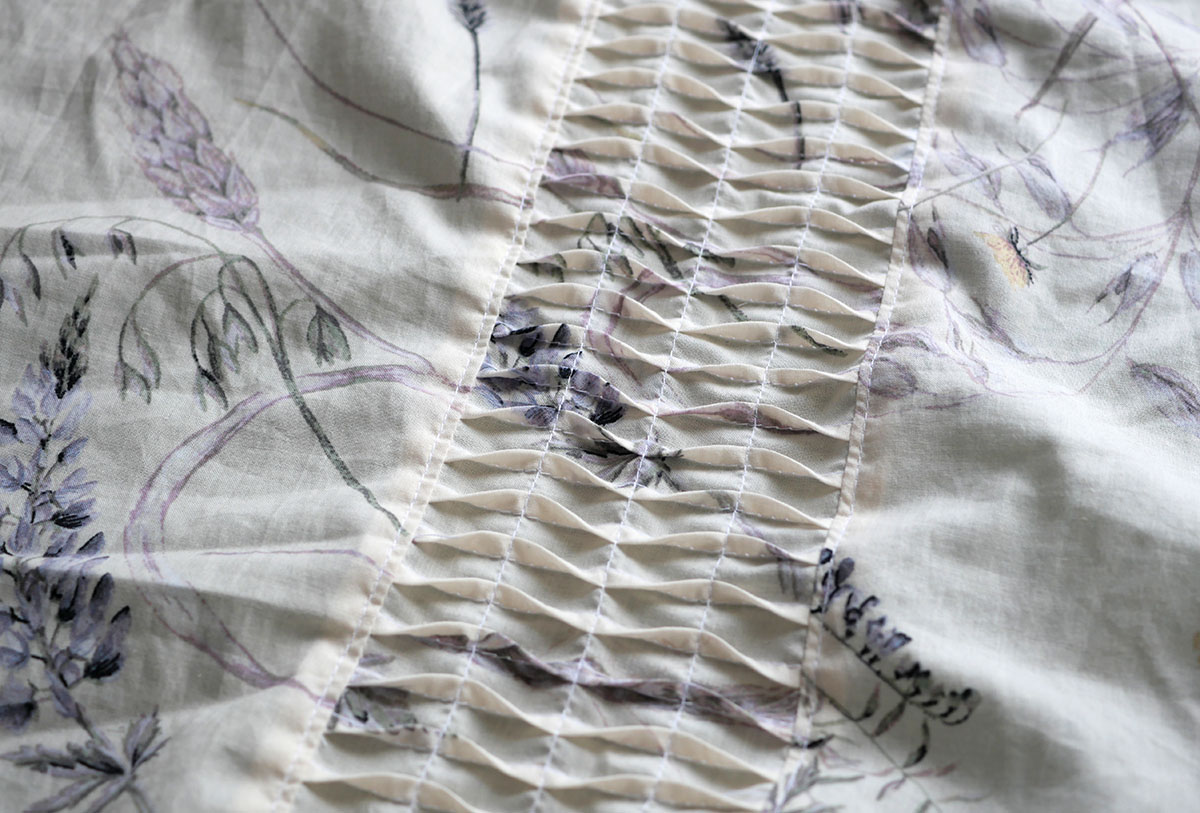 Sewing directional pin tucks is just one way to add creative touch to your projects