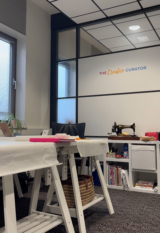The former office space I had for The Creative Curator
