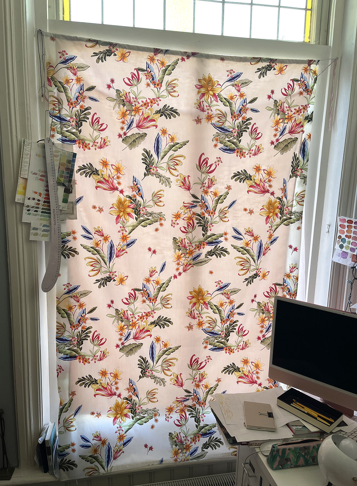 Making a DIY blind for my sewing room
