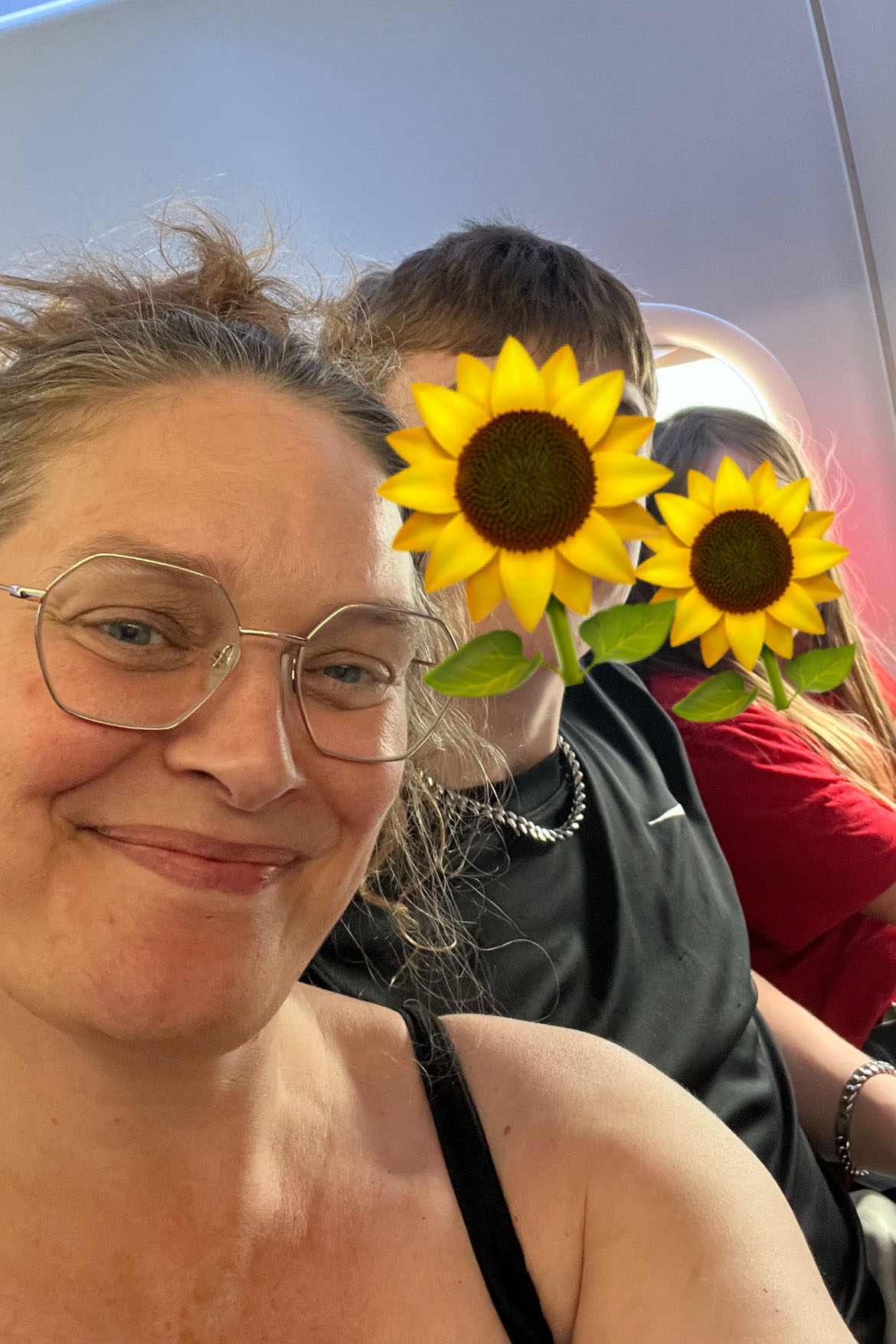 It was my niece's first time flying - and she loved it!