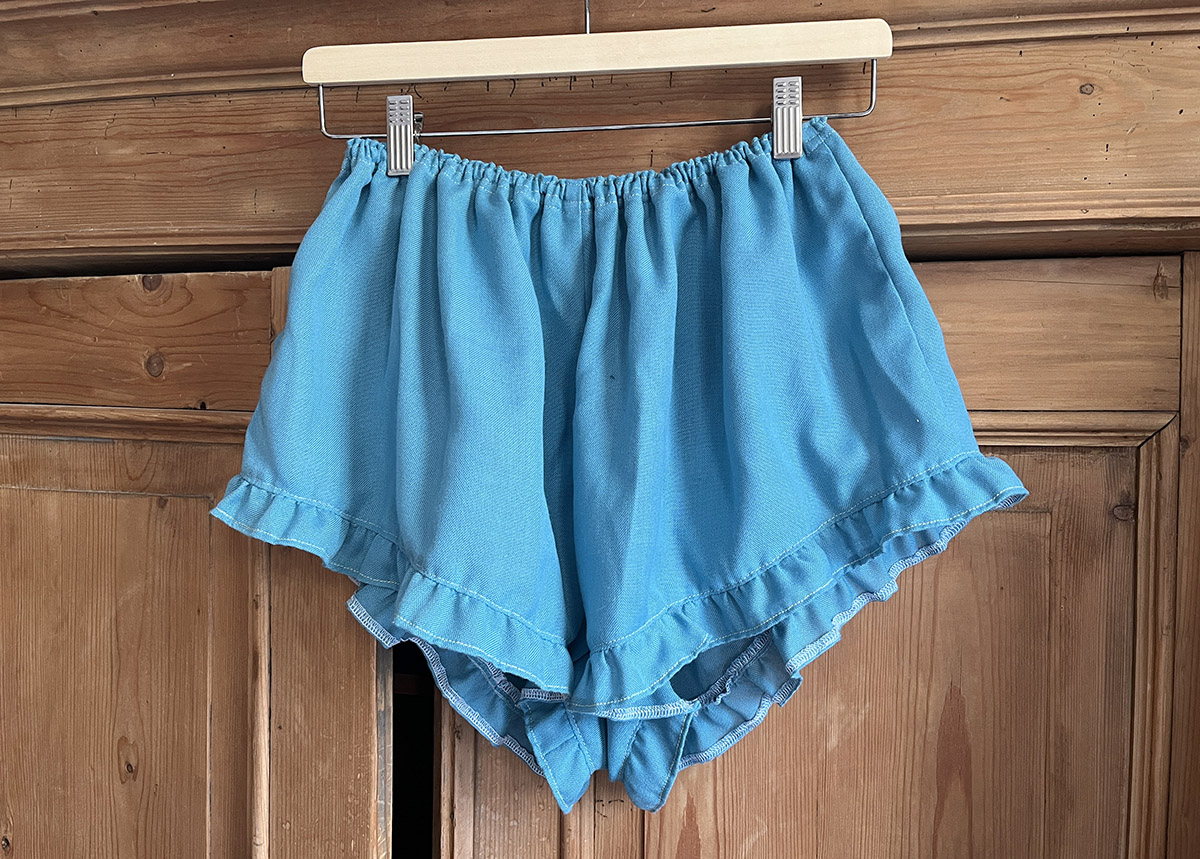 My upcoming cheeky shorts pattern has been made as a sample several times!