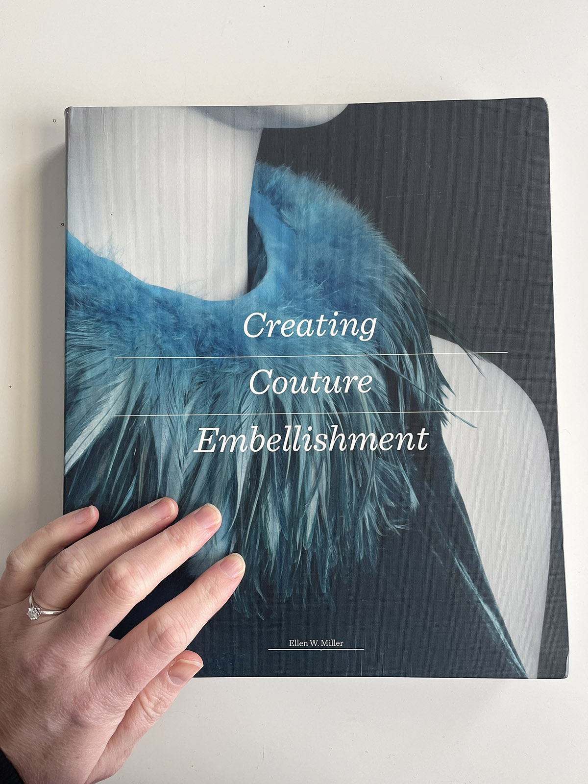 The cover of Creating Couture Embellishments book. Not only is it one of the best embroidery books its also amazing for embellishment techniques in general!