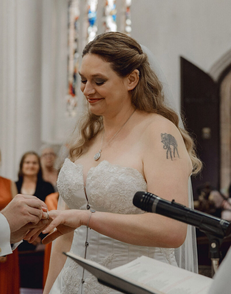 Eve got married - front of the corset she made