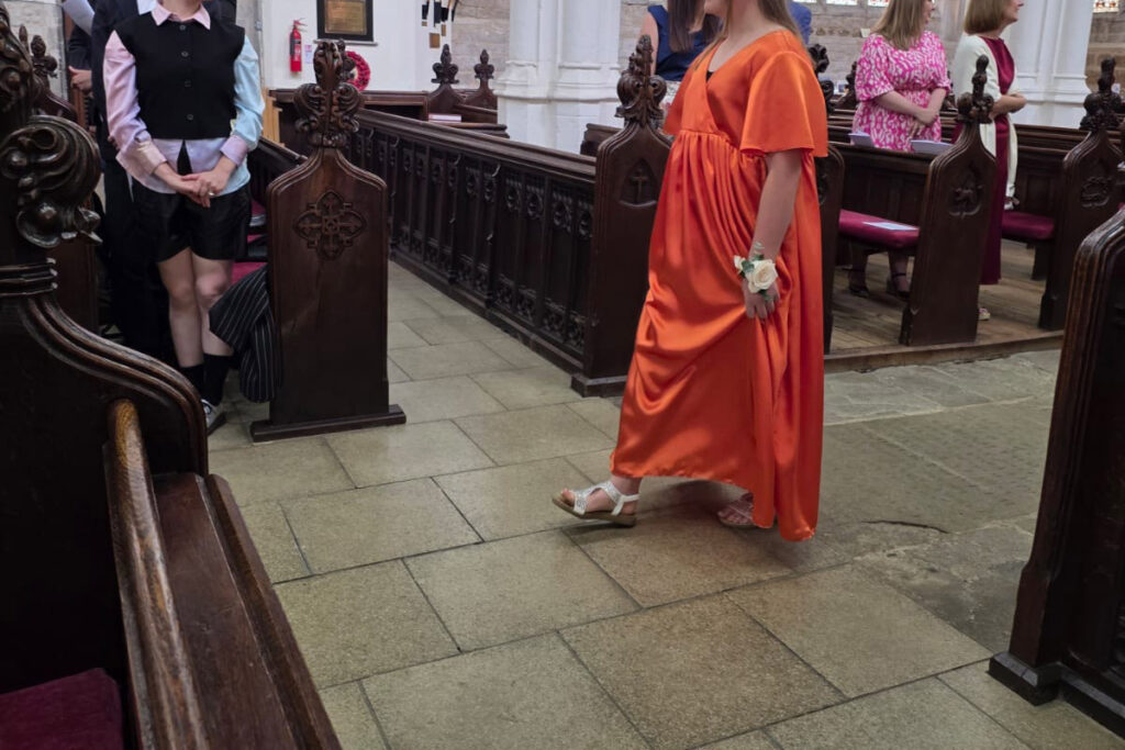 Eve's youngest bridesmaid