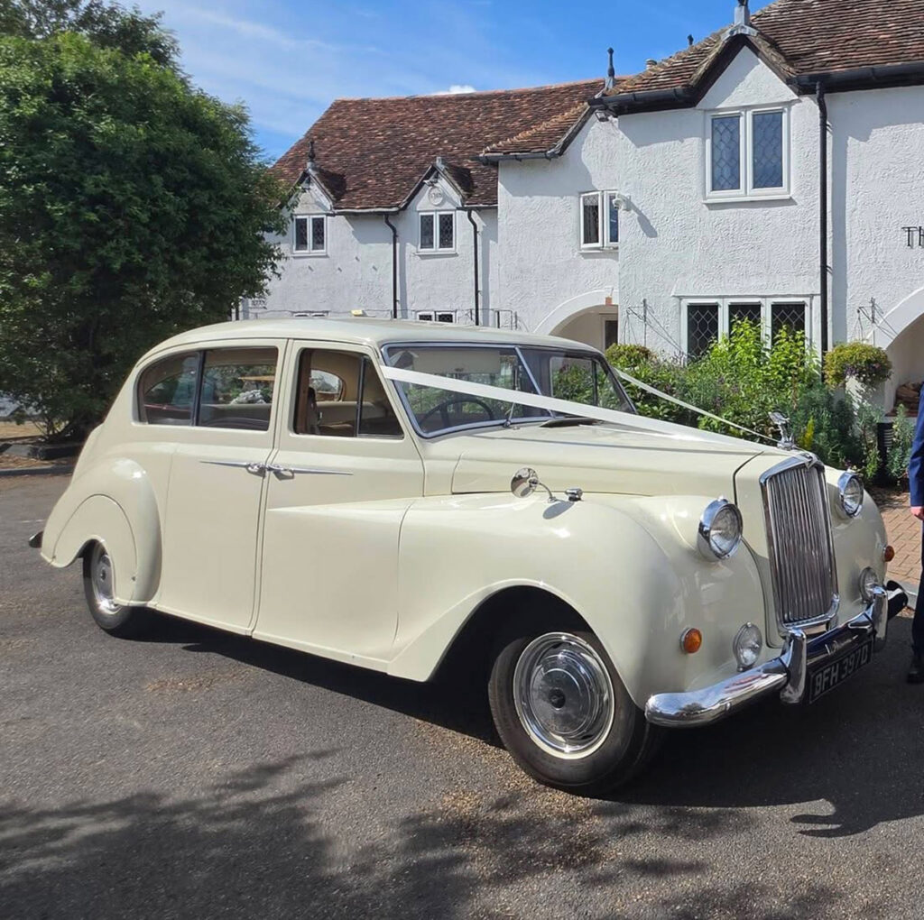 The wedding car
