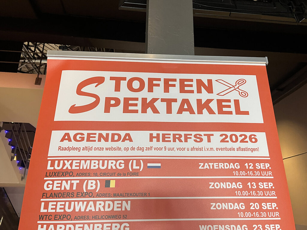 The Autumn 2026 agenda for Stoffen Spektakel